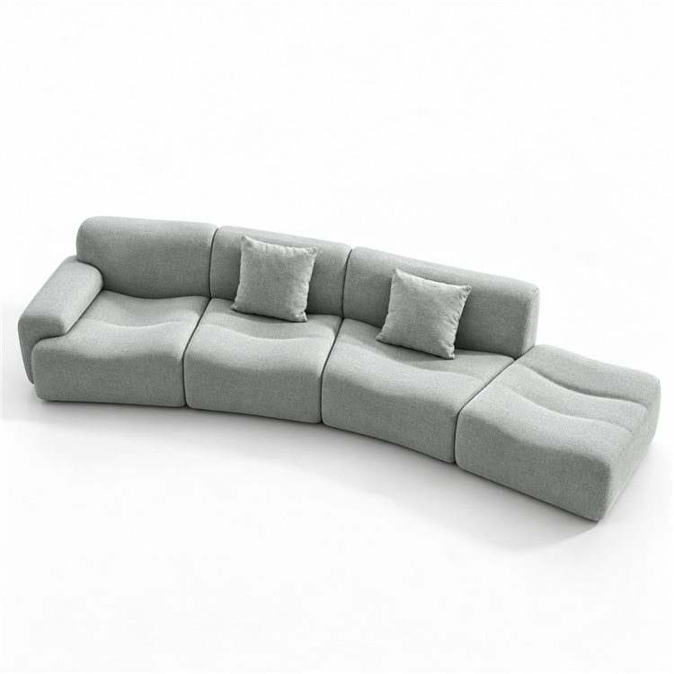 Premium Modular Sectional Sofa All Weather Fabric Customizable Garden Poolside Layout Family Gatherings detail 6