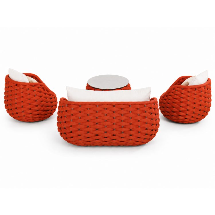 Favourite Woven Rope Outdoor Sofa Set Garden Furniture Rope Patio Furniture Outdoor Furniture Set Rope Sofa detail 1
