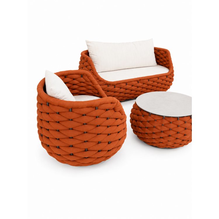 Favourite Woven Rope Outdoor Sofa Set Garden Furniture Rope Patio Furniture Outdoor Furniture Set Rope Sofa detail 3