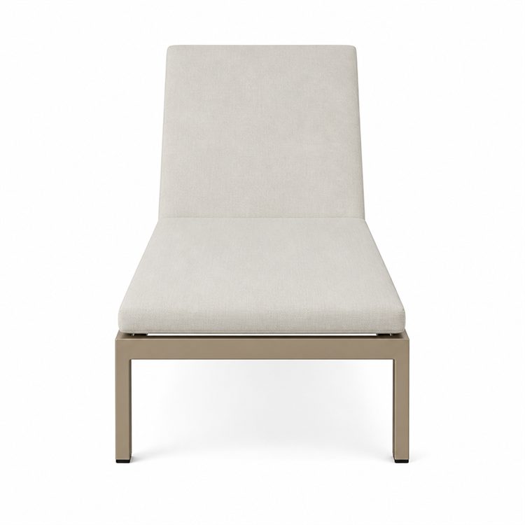 Outdoor Daybed Aluminum Sun Lounger with Waterproof Cushion for Villa Project Bespoke Design detail 2