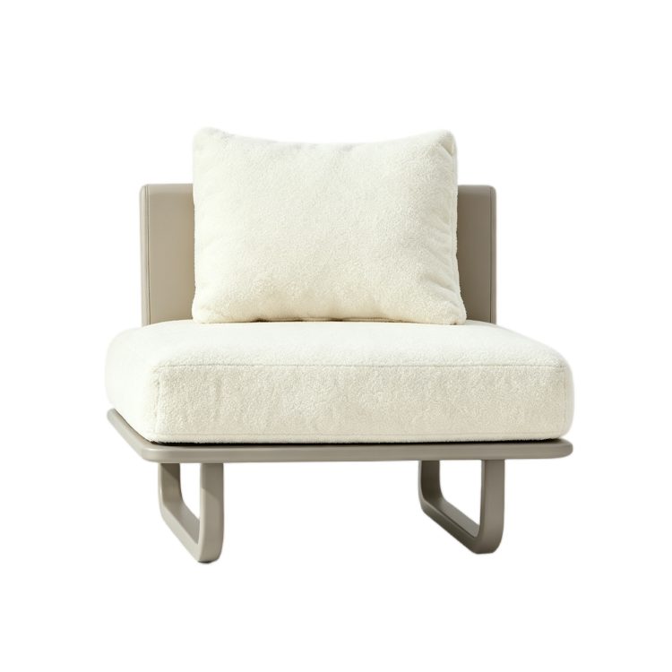Modern Outside Furniture Outdoor L Shaped Sofa Set Weather-Resistant Furniture for Villas Courtyards Farmhouses Gardens Pools detail 4