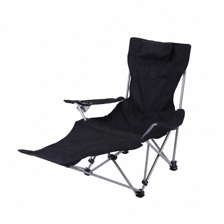 Modern Portable Folding Beach Chair Iron Frame Heavy Duty Oxford Fabric for Outdoor Camping Picnic Garden Beach Use detail 1