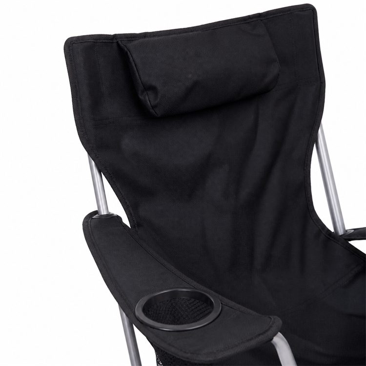 Modern Portable Folding Beach Chair Iron Frame Heavy Duty Oxford Fabric for Outdoor Camping Picnic Garden Beach Use detail 3