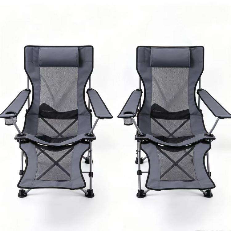Modern Portable Folding Beach Chair Iron Frame Heavy Duty Oxford Fabric for Outdoor Camping Picnic Garden Beach Use detail 6
