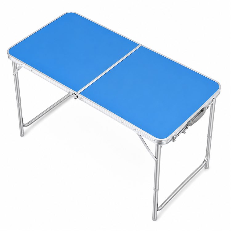 Factory Direct Outdoor Aluminum Folding Table Adjustable Legs for Picnic Garden Portable Folding Table detail 2