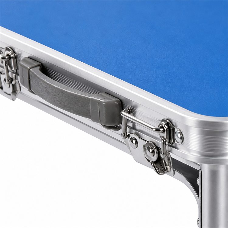 Factory Direct Outdoor Aluminum Folding Table Adjustable Legs for Picnic Garden Portable Folding Table detail 6