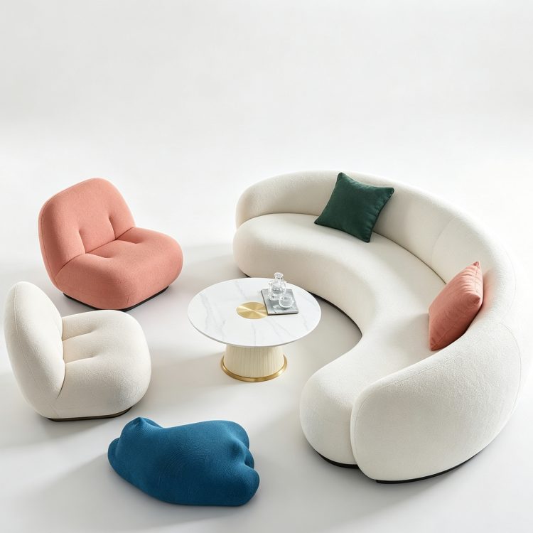 Modern Comfortable Design Hotel Villa Office Waiting Room Home Office Luxury Sofa detail 2
