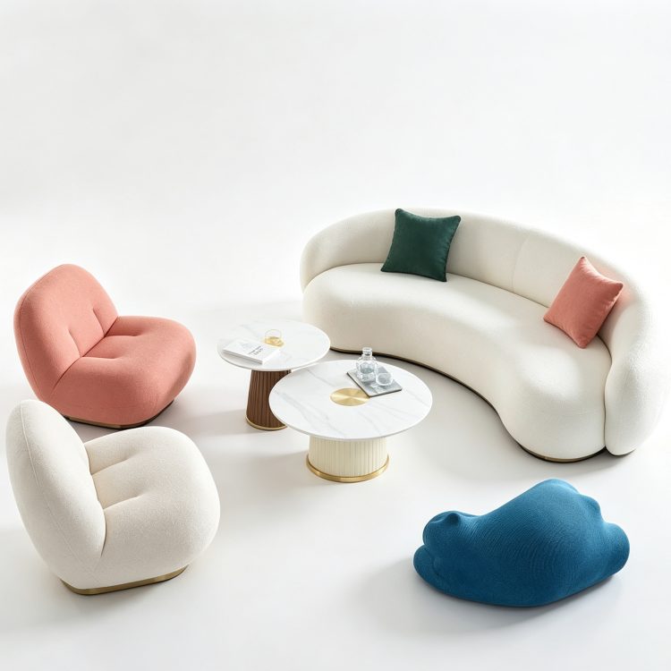 Modern Comfortable Design Hotel Villa Office Waiting Room Home Office Luxury Sofa detail 3