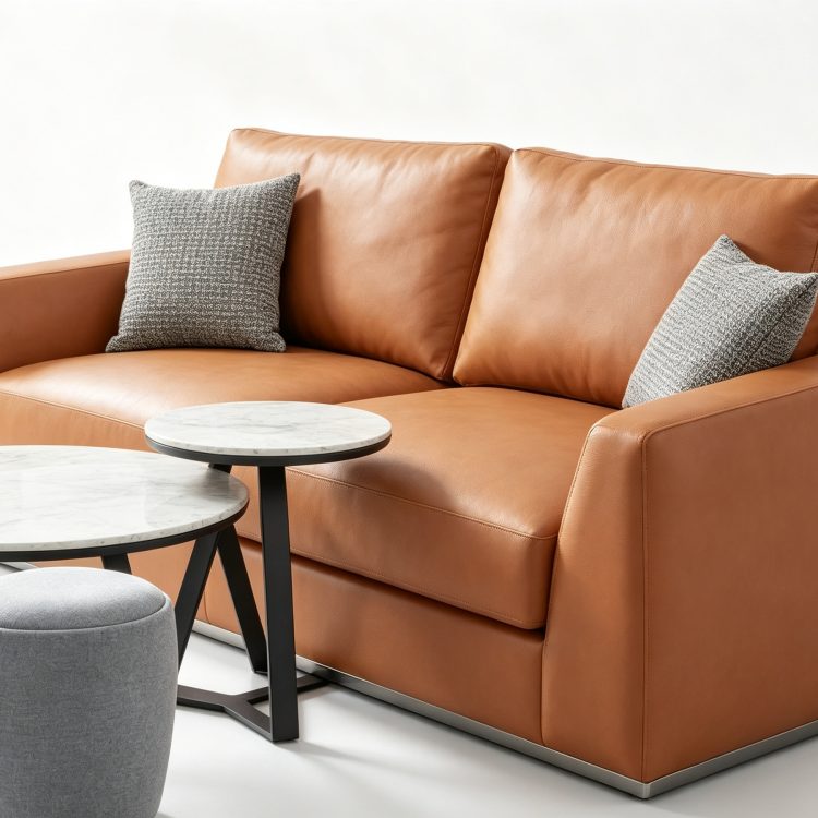 High Quality Modern Muebles De Oficina Leather Executive Office Sofa Set PU Material Living Room Sofas Visitor Sectional Sofa detail 4