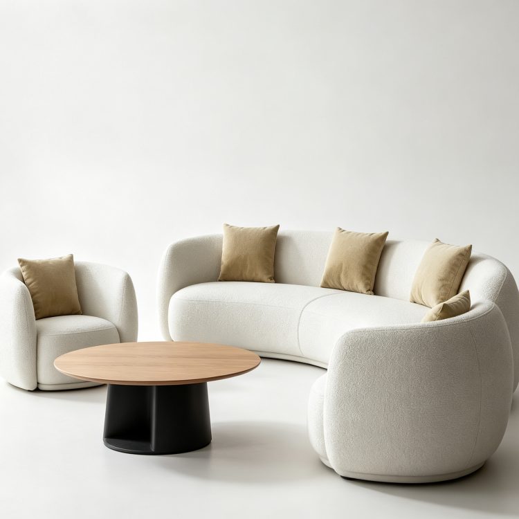 Light Luxury Internet Celebrity Style Soft Wrapped Sponge Sectional Sofa Set High Resilience Comfort Modular Apartment Living detail 3