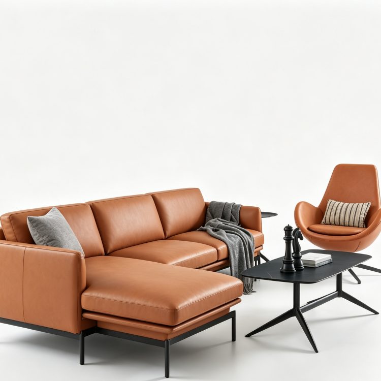 Modern Modular L-Shaped Upholstered Sofa Set for Living Room and Home Office Furniture detail 2