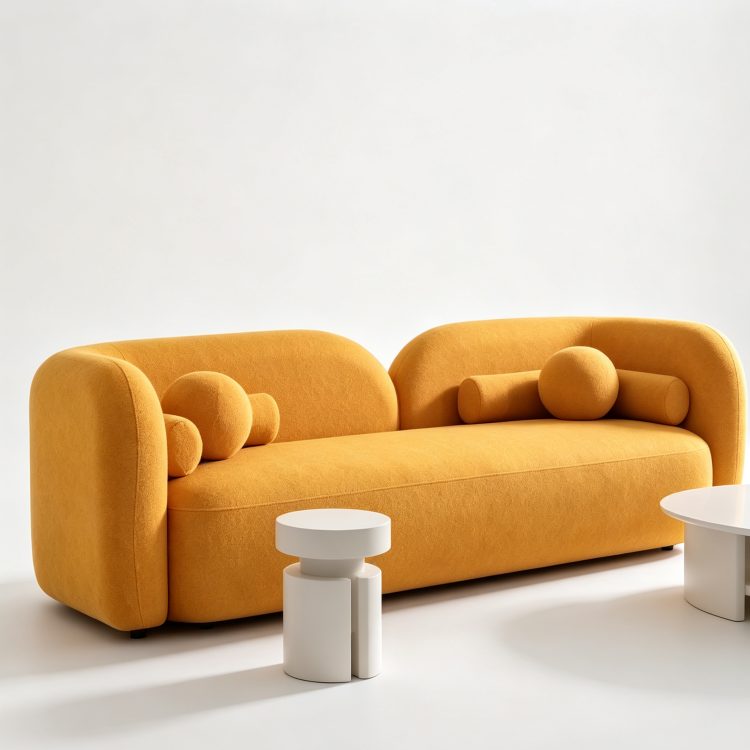 Mid- Convertible Modular 2-Person Sectional Sofa Bed Set Dual-Purpose One Seat Fabric Cushion Back Compressed Sponge detail 1