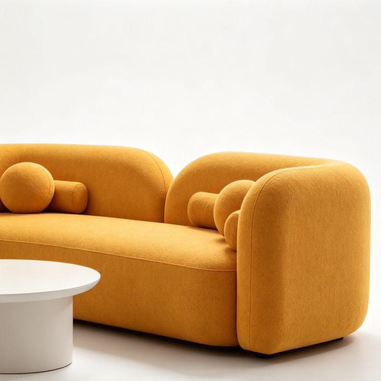 Mid- Convertible Modular 2-Person Sectional Sofa Bed Set Dual-Purpose One Seat Fabric Cushion Back Compressed Sponge detail 2