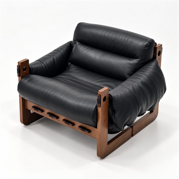 Recliner Chair for Living Room Luxurious Modern Minimalist Reclining Armchair Designer Single Accent Lounge Chair detail 6