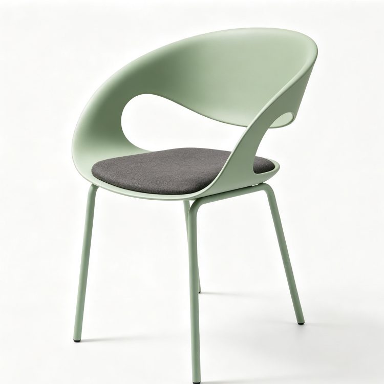 Thickened Stackable Plastic Chair Home Modern Simple Nordic Dining Chair Internet Celebrity Commercial Catering Milk Tea Chair detail 4