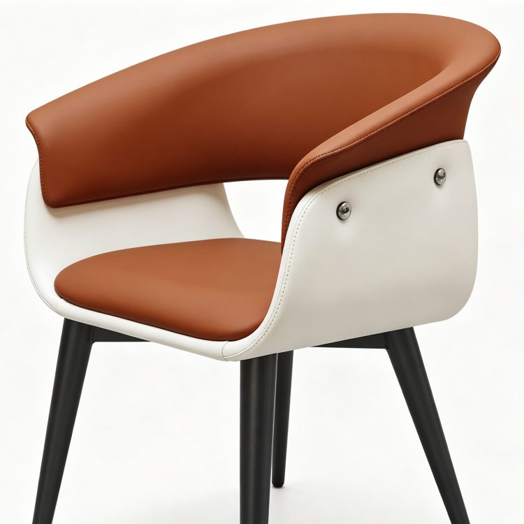 Light Luxury Minimalist Backrest Office Chair, Commercial Negotiation Reception Chair for Hotel Cafe Sales Showroom detail 2
