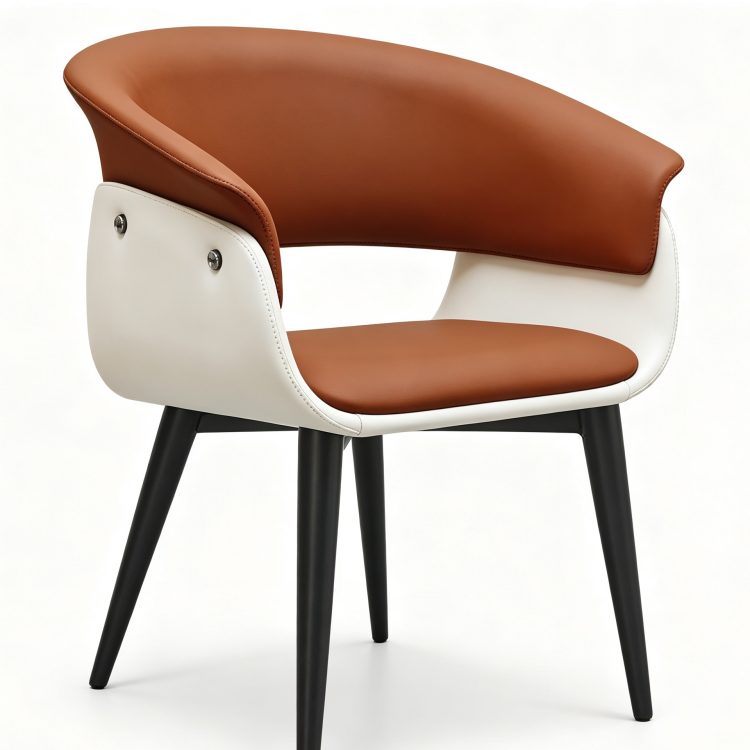 Light Luxury Minimalist Backrest Office Chair, Commercial Negotiation Reception Chair for Hotel Cafe Sales Showroom detail 3