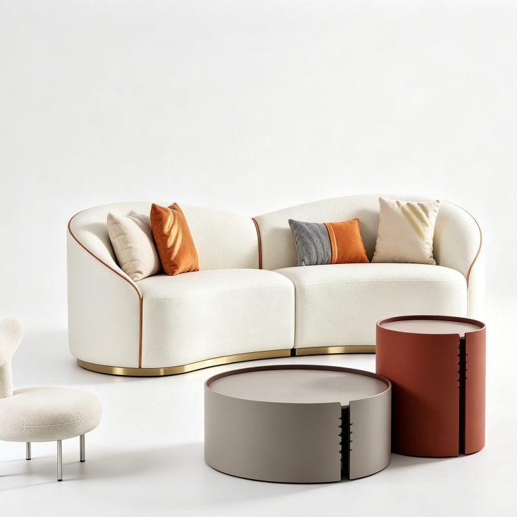 Modular Sectional Leather Upholstered 2 Seater Lounge Living Room Home Furniture Indoor Comfortable Couch Sofa Set detail 3