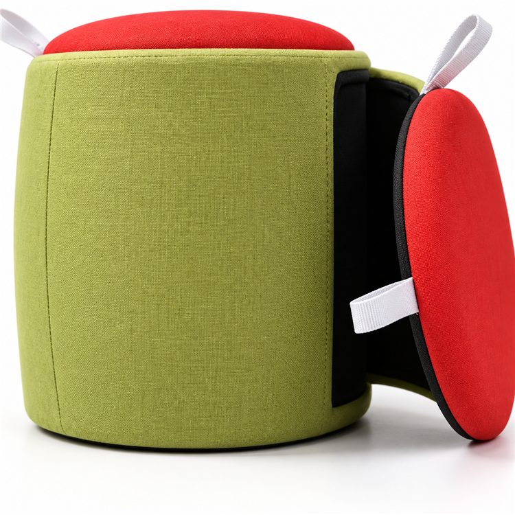 Modern Convertible Fabric Ottoman Stool Leisure Chair for Office Hospital Hotel School Use Multi-Functional Storage Furniture detail 5