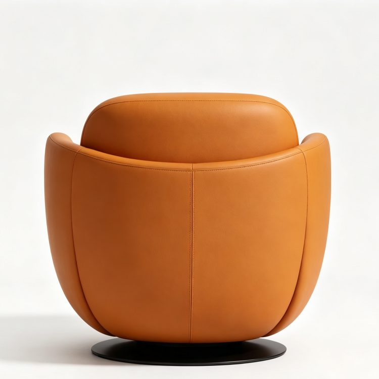 A Lightweight, Plush Velvet 360-degree Rotating Single Sofa Chair, Suitable for Use in Hotels, Offices, and Apartments. detail 4