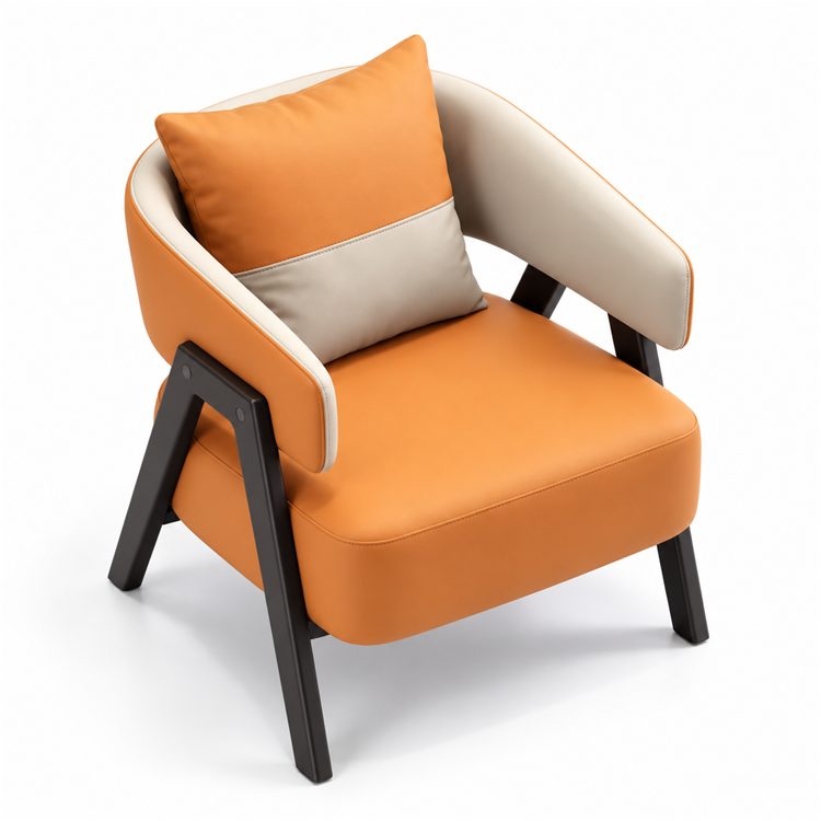Light Luxury Modern Round Metal Commercial Table and Chair Combination for Office Hotel Reception Beauty Salon Rest Area detail 4