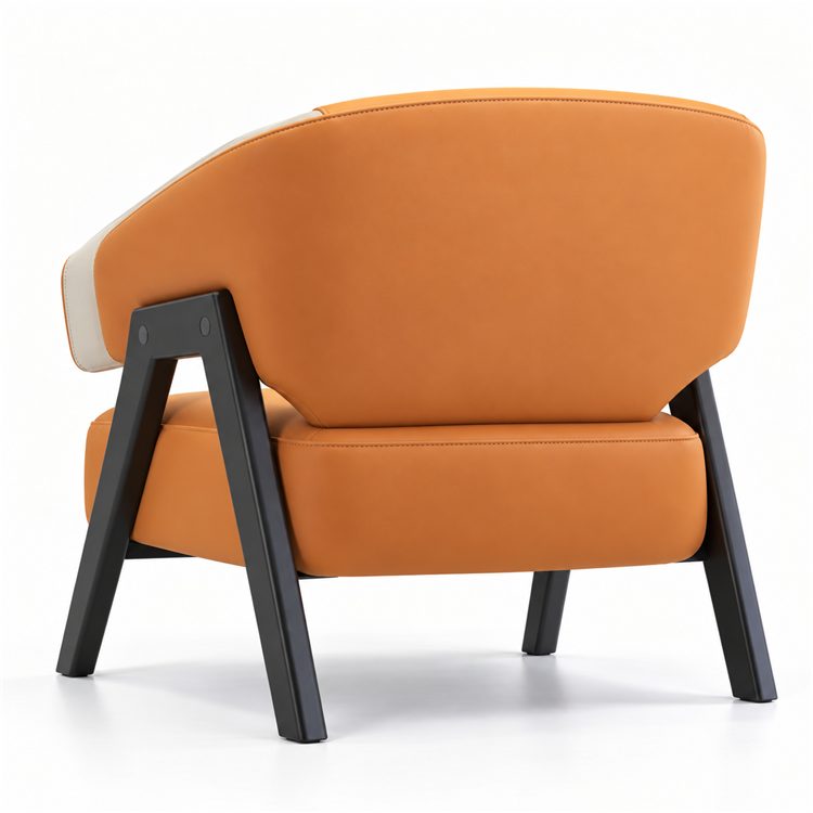 Light Luxury Modern Round Metal Commercial Table and Chair Combination for Office Hotel Reception Beauty Salon Rest Area detail 5