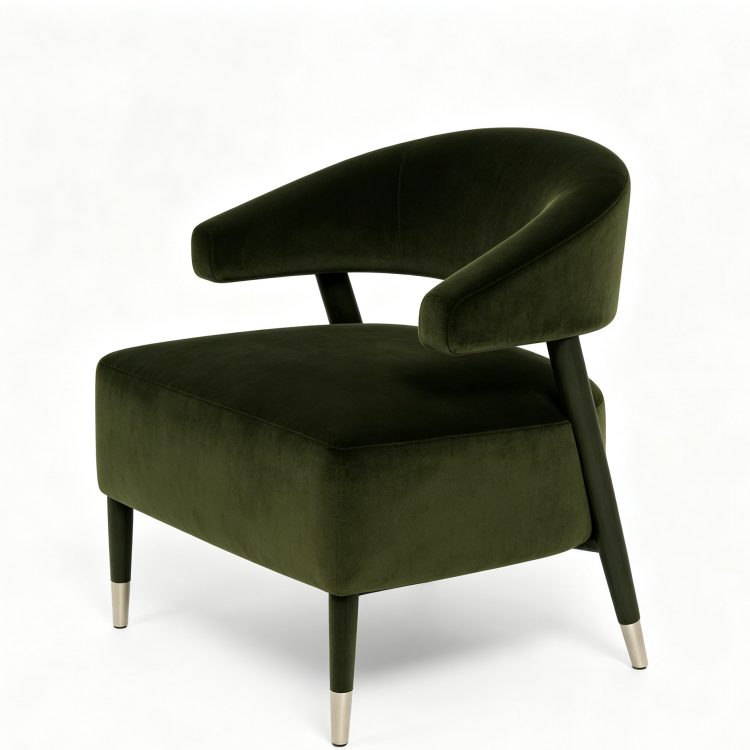 Modern Luxury Gold Metal Frame Armchair Soft Fabric Home Furniture for Living Room Bedroom Office Leisure Lounge detail 1