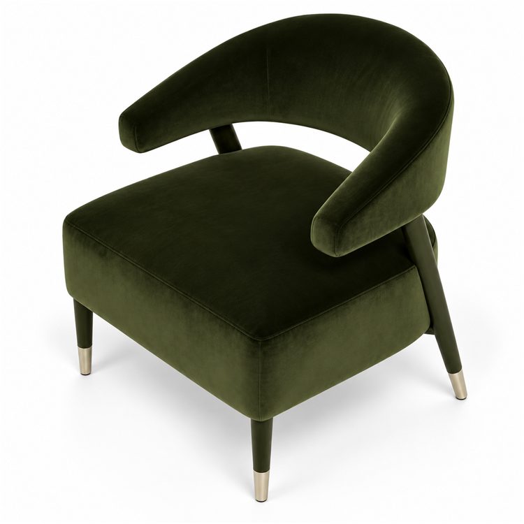 Modern Luxury Gold Metal Frame Armchair Soft Fabric Home Furniture for Living Room Bedroom Office Leisure Lounge detail 4