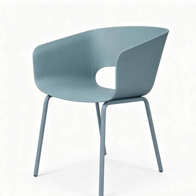 Wholesale Modern Minimalist Plastic Frame Reception Visitor Chair, Comfortable Leisure Office Chair for Office Waiting Area detail 1