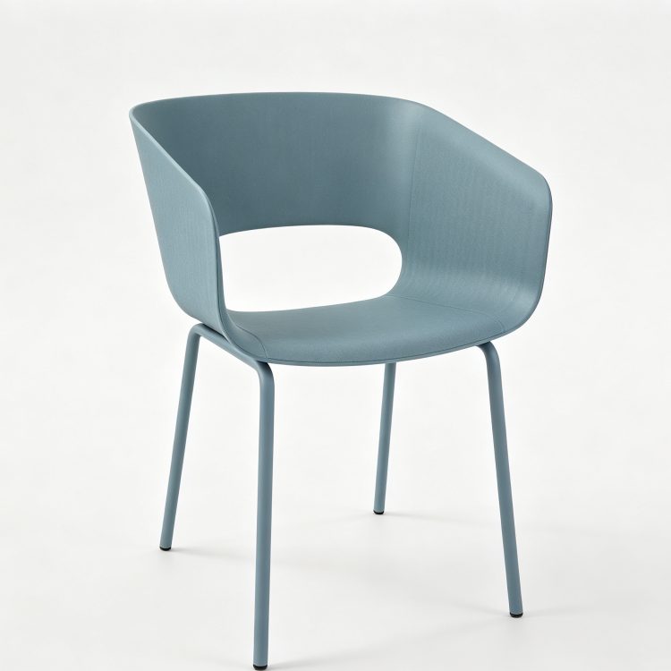 Wholesale Modern Minimalist Plastic Frame Reception Visitor Chair, Comfortable Leisure Office Chair for Office Waiting Area detail 2