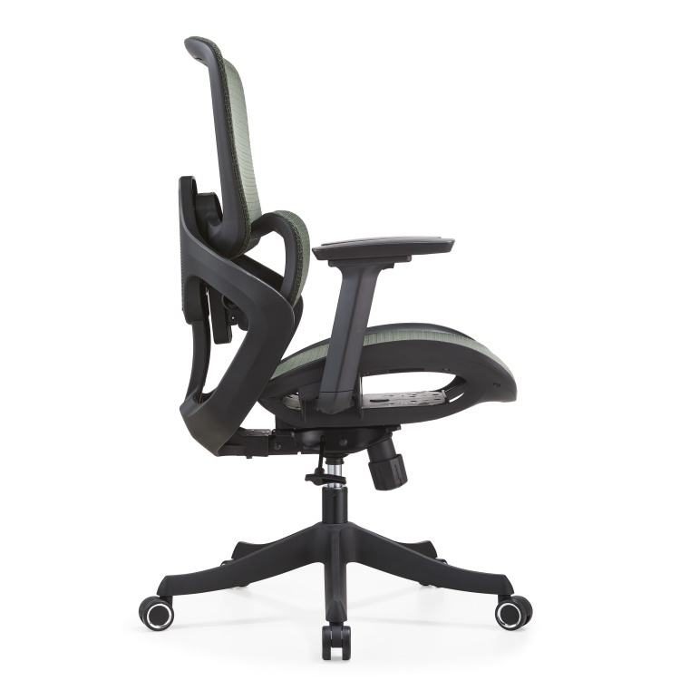 Ergonomic High Back Office Chair Comfortable Mesh Footrest Customized Base Adjustable Height Modern Design Home Office Foam PU detail 2