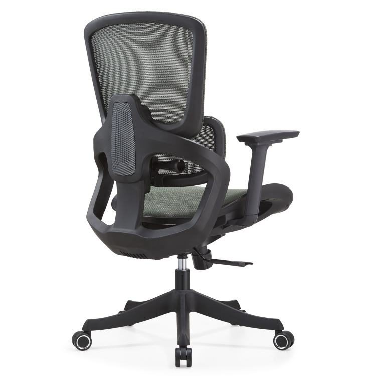 Ergonomic High Back Office Chair Comfortable Mesh Footrest Customized Base Adjustable Height Modern Design Home Office Foam PU detail 3