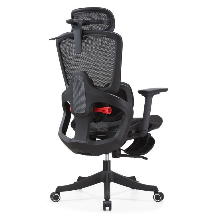 Hot Sale Designer Ergonomic Home Swivel Executive Chair Office 3D Function Armrest Mesh Chair With Footrest Gaming Chair detail 2