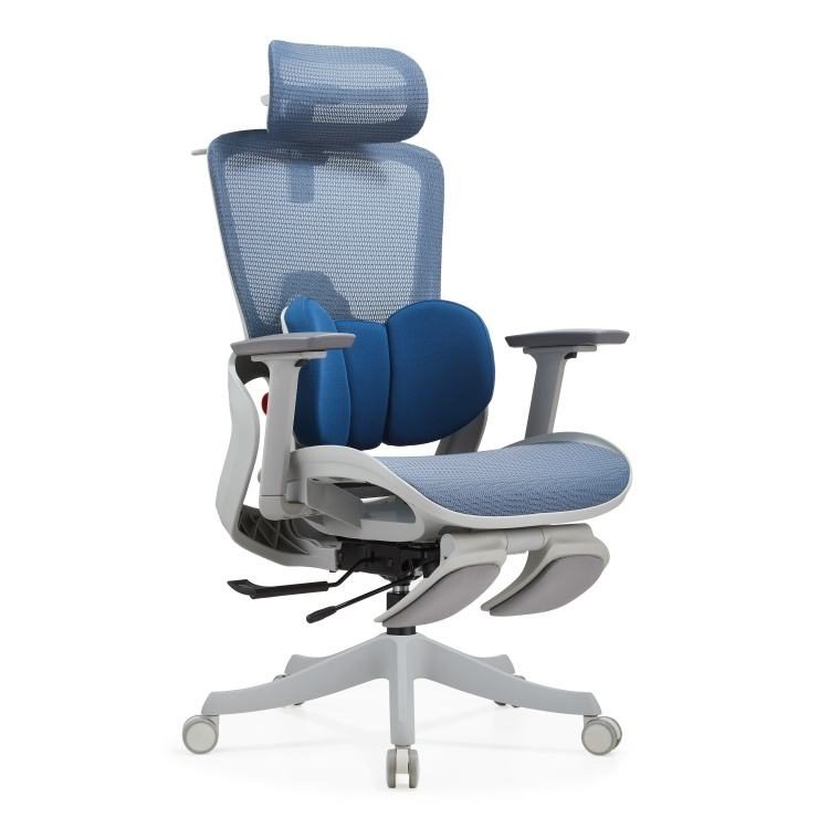 Hot Sale Designer Ergonomic Home Swivel Executive Chair Office 3D Function Armrest Mesh Chair With Footrest Gaming Chair detail 4