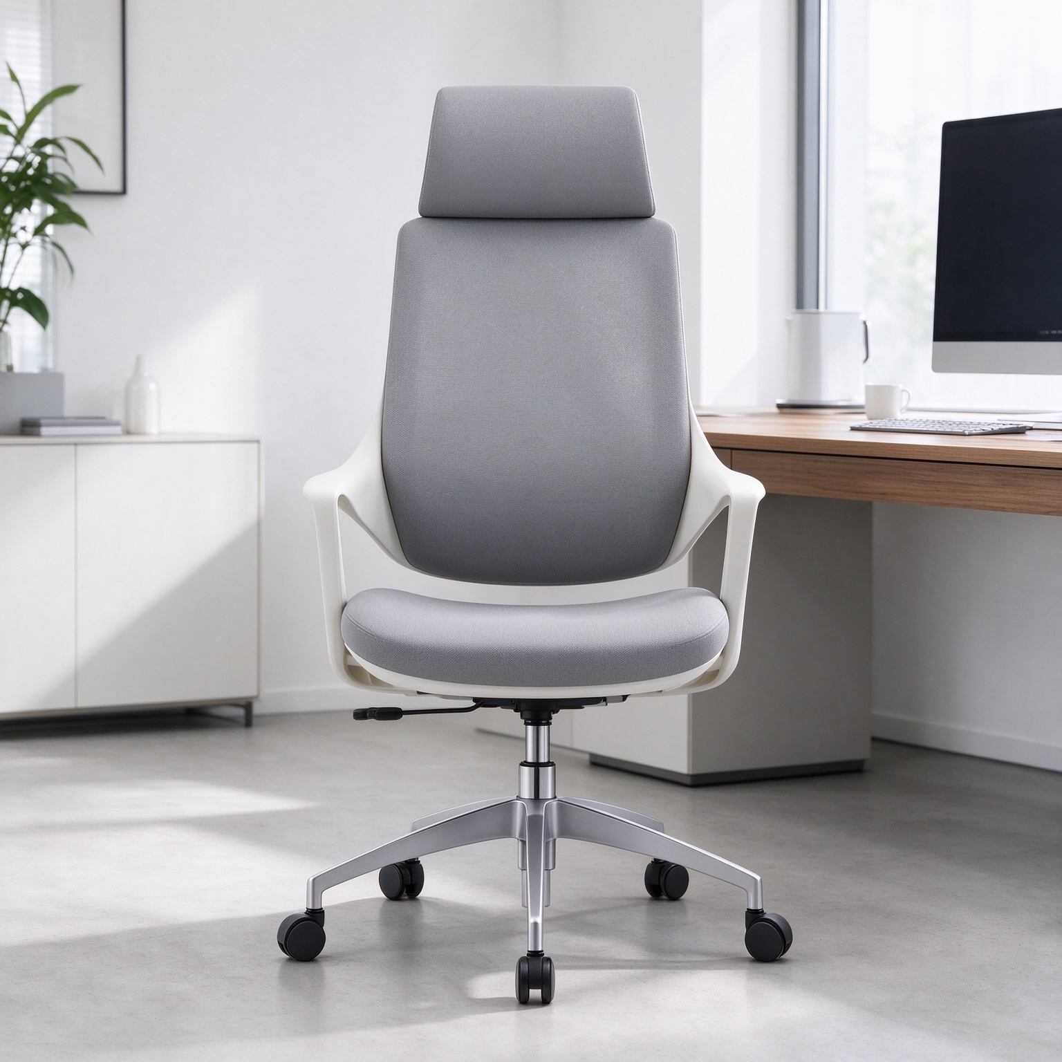 Modern Adjustable Executive Swivel Office Chair Executive Office Chair Leather PU Leather Boss Office Chair Ergonomic Boss Chair detail 6