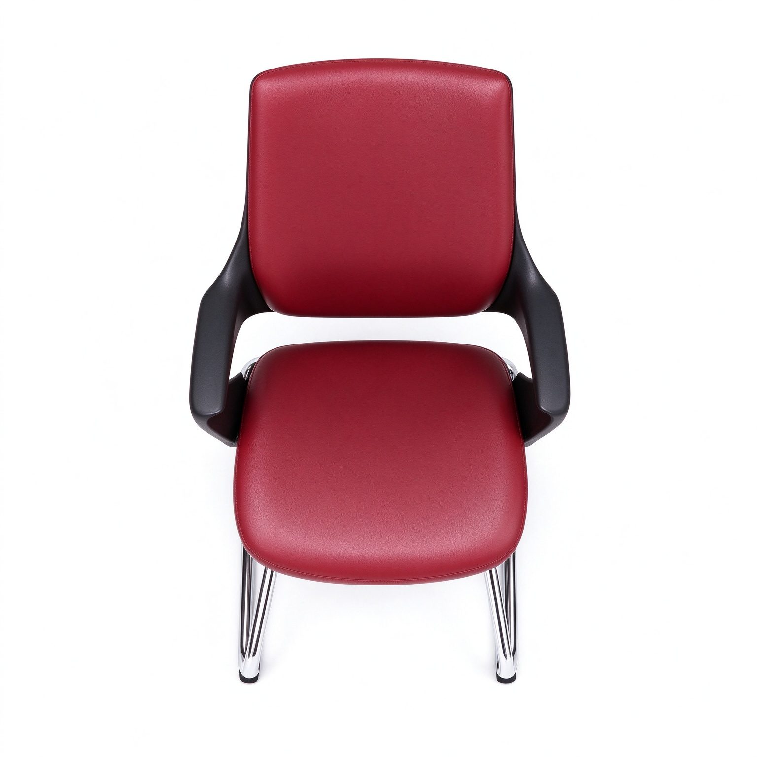Modern Fashion Ergonomic Simple PU Leather Gray Adjustable High Black Swivel Comfortable Business Executive Office Chair Armrest detail 2