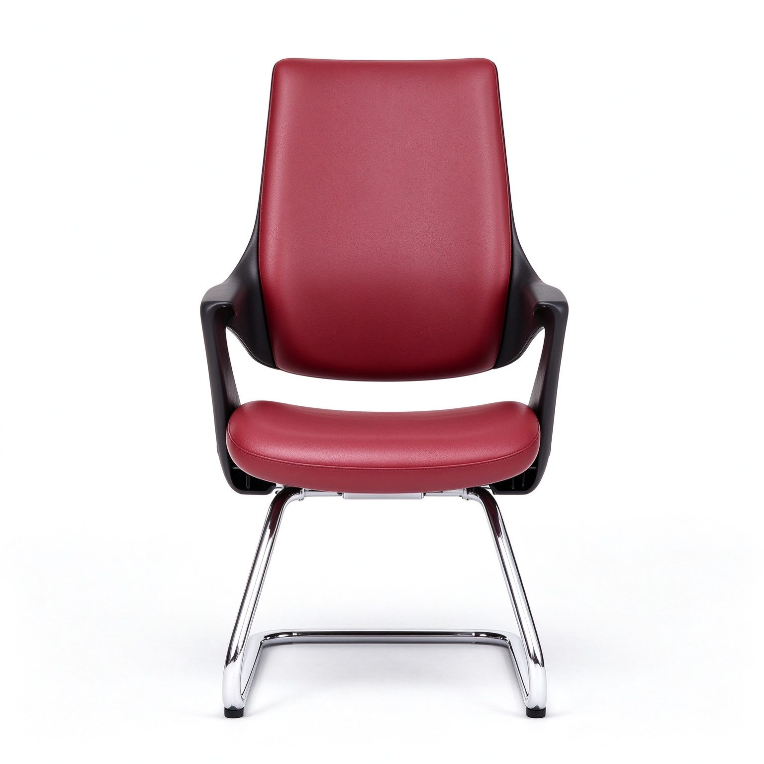 Modern Fashion Ergonomic Simple PU Leather Gray Adjustable High Black Swivel Comfortable Business Executive Office Chair Armrest detail 3