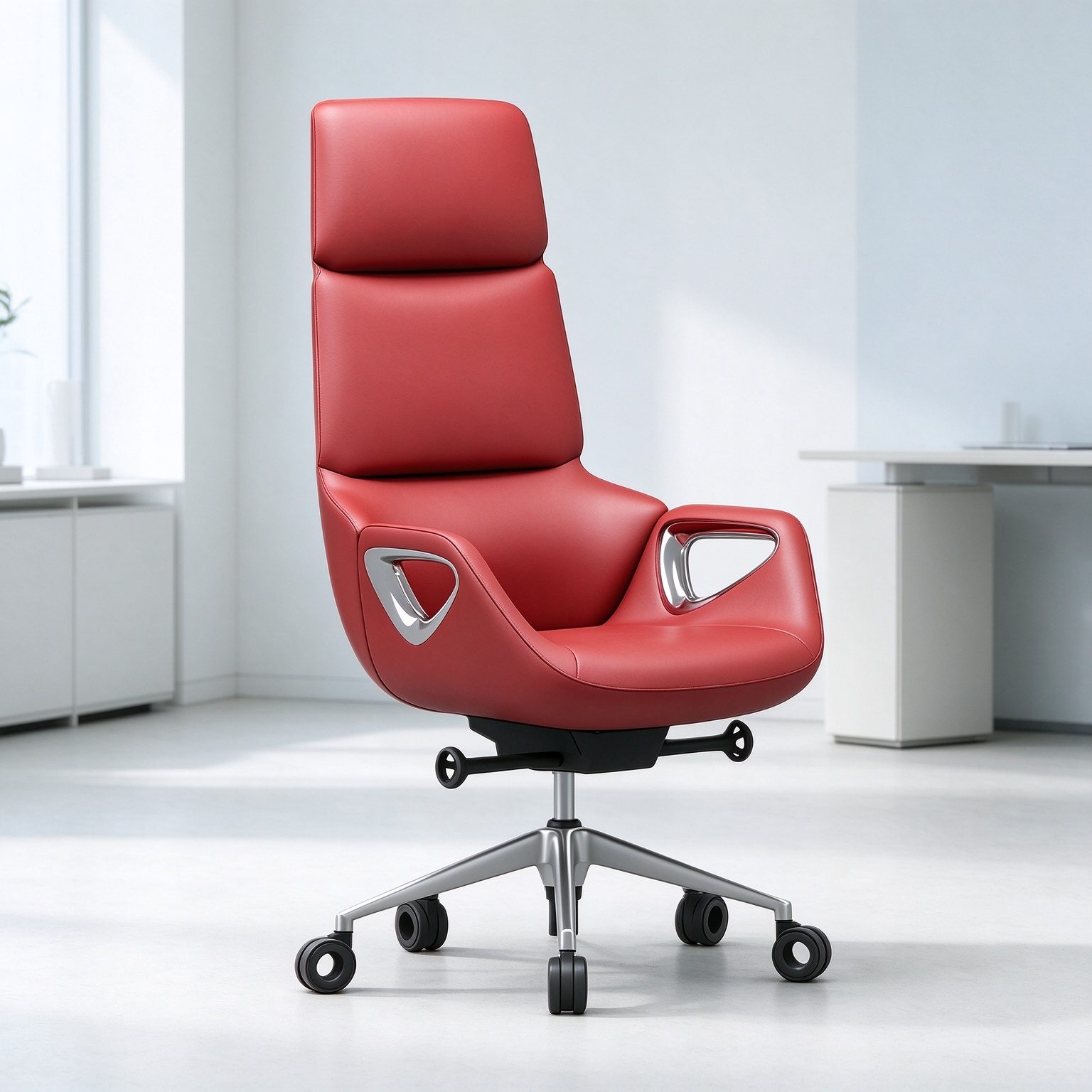 Modern Executive Office Chair Parts with 360 Swivel Height Adjustable & Recliner Function 5-Year Warranty detail 6