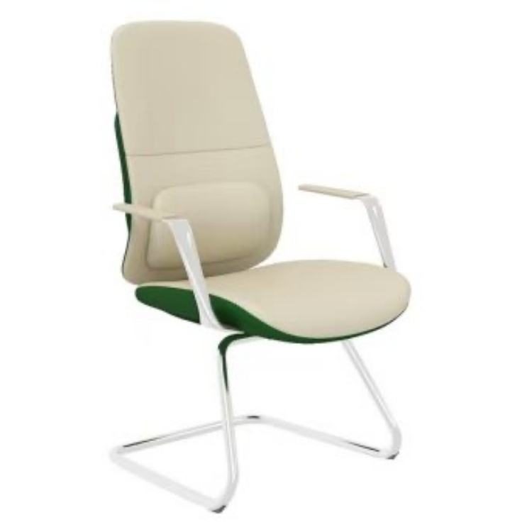 New Style PU Leather Mid Back Hot-sale Conference Visitor Office Manager Chairs detail 1