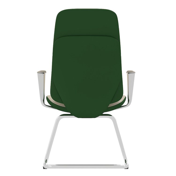 New Style PU Leather Mid Back Hot-sale Conference Visitor Office Manager Chairs detail 4