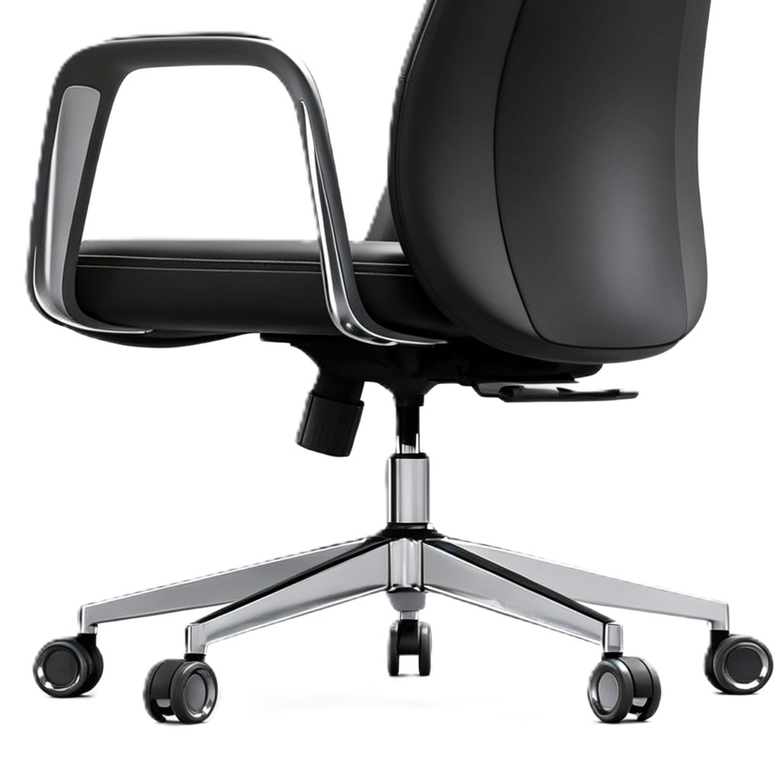 Wholesale Luxury Boss Leather Ergonomic Chair Swivel PU Revolving Chair detail 5