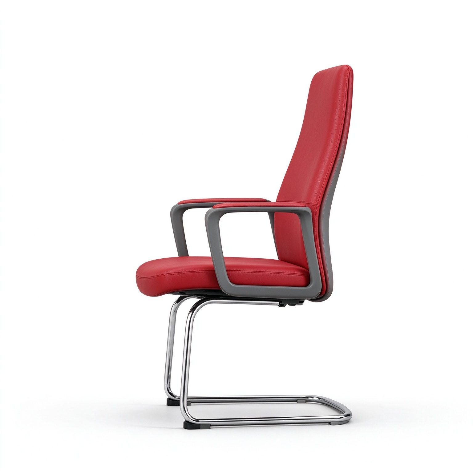 Comfy Modern Conference Office Leather Chair Adjustable Middle Back Swivel Executive with 5-Year Warranty for Work detail 3