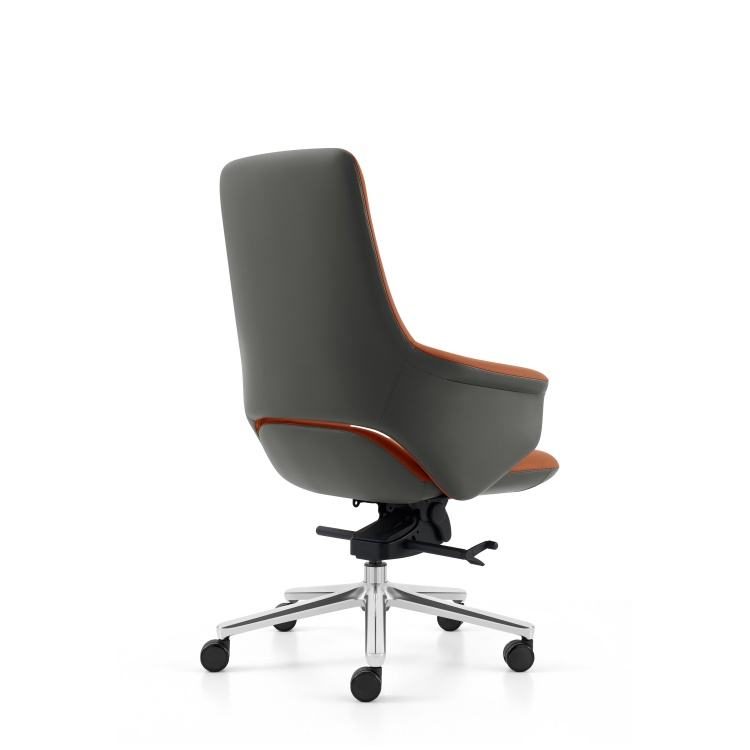 Swivel Office Chair Boss Leather Chair Ergonomic for Home Meeting Room Training detail 3