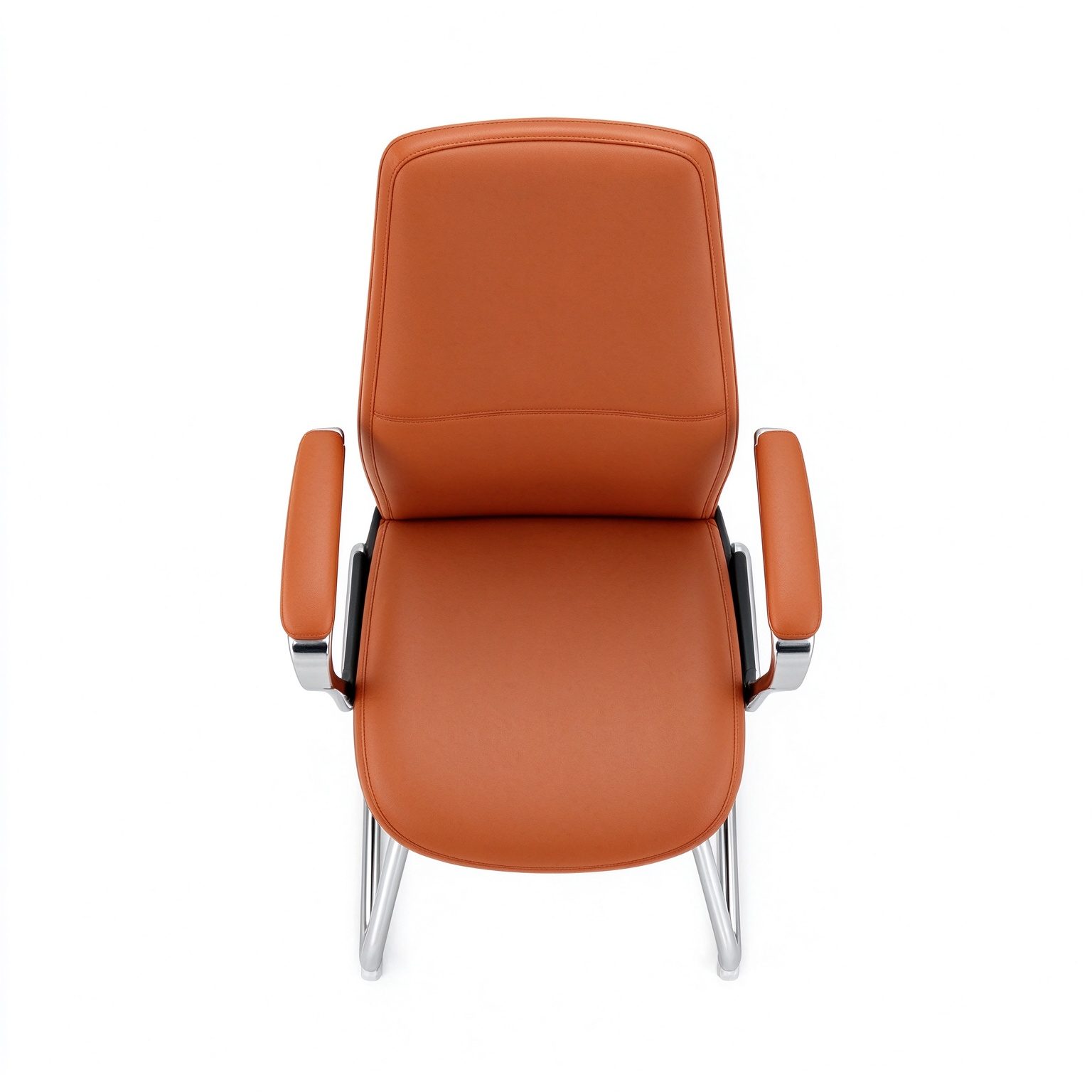 Manager Chair Leather Office Chair Executive Revolving Silent Wheels Use for Company Boss Room detail 5