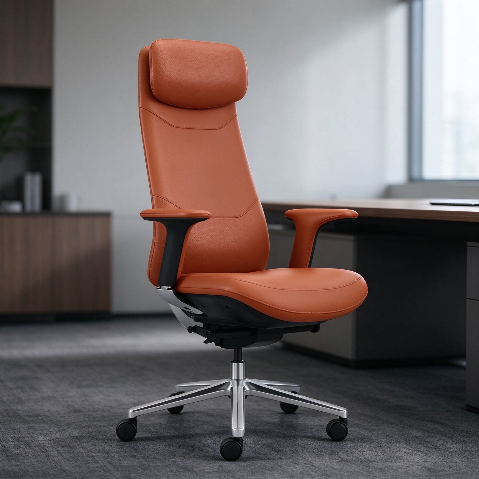 Racing Computer Gaming Chair Swivel Boss Chair High Back PU Leather High Quality Leather Office Chair detail 6