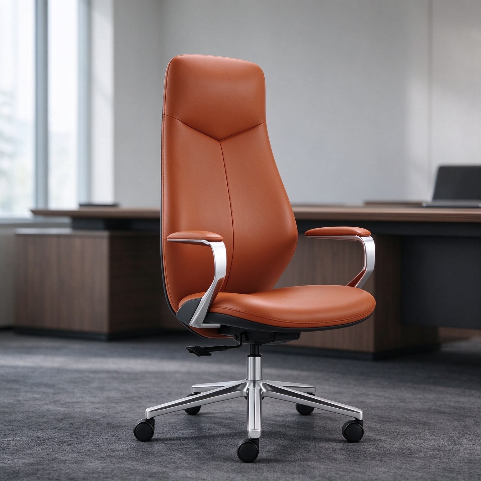 Factory Direct Sales New Luxury Ergonomic Chair Home Office Chair Sedentary Business Office Lift Swivel Chair detail 6