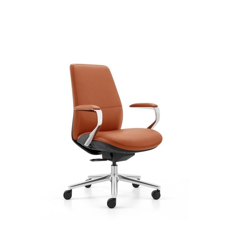 Modern Commercial Quality Luxurious Contemporary Luxury Modern Leather Ergonomic boss Chair Office Chair detail 1