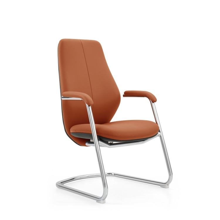 Professional Manufacturer Modern Luxury Ergonomic PU Leather Executive Office Building Home Office Chair detail 1