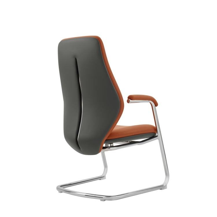Professional Manufacturer Modern Luxury Ergonomic PU Leather Executive Office Building Home Office Chair detail 3