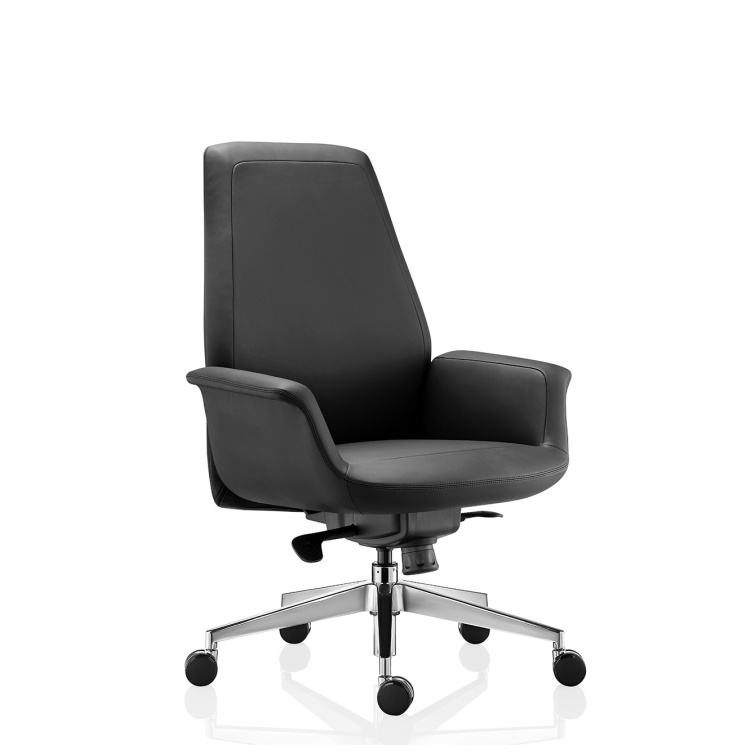 Modern Executive Leather Recliner Swivel Chair Office Luxury Boss Pu Leather Executive Low High-back Office Chair detail 1